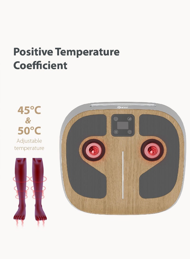 Zero Beyond Wellness D-medi Feet Electric Foot Massager With High-frequency Tapping, Temperature Control, Meridian Therapy, And Touch Screen Monitor - Image 5