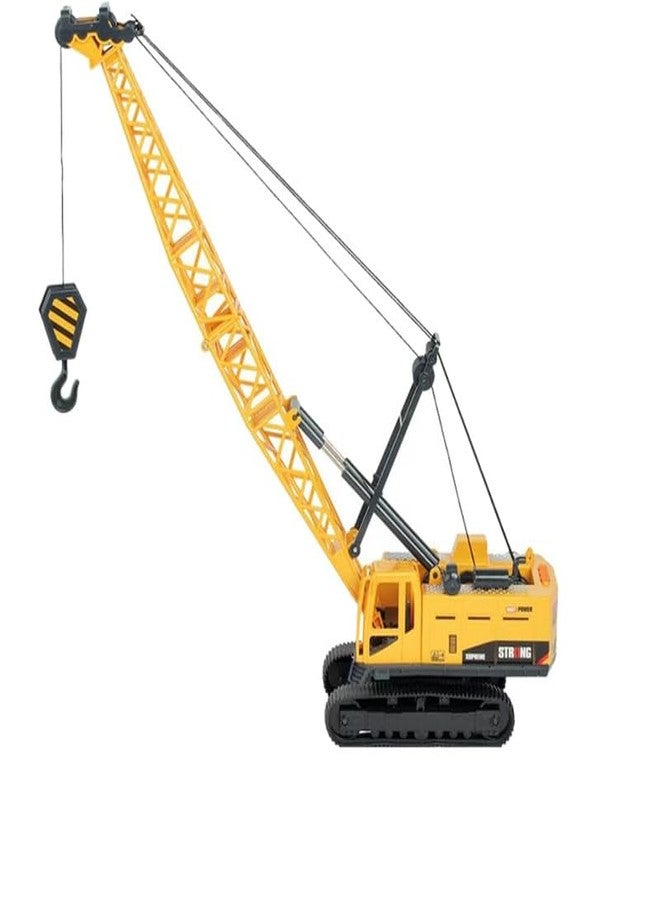 KONIGIN Play Game Heavy-Duty Construction Crane Toy Set Inertia-Powered Vehicle with Realistic Lights and Sounds Lift Play Action Toy for Kids - Image 3