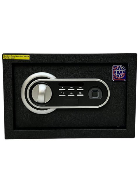 LG Well Designed textured-Black Fingerprint Safe Box , Kalon and Password - Secure Storage with Biometric Access H20*W31*D20 CM