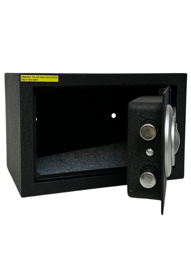 LOTFY GROUP - LG Well Designed textured-Black Fingerprint Safe Box , Kalon and Password - Secure Storage with Biometric Access H20*W31*D20 CM - Image 1