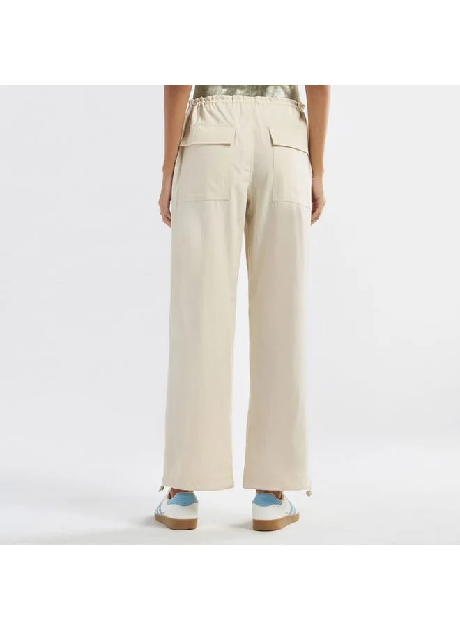 FAV Solid Pants with Drawstring Closure