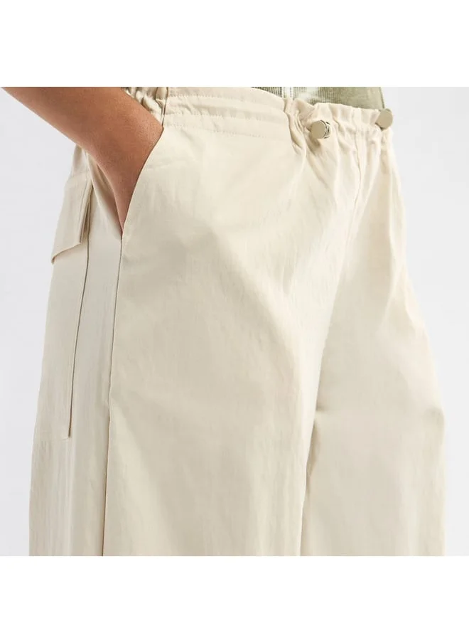 FAV Solid Pants with Drawstring Closure