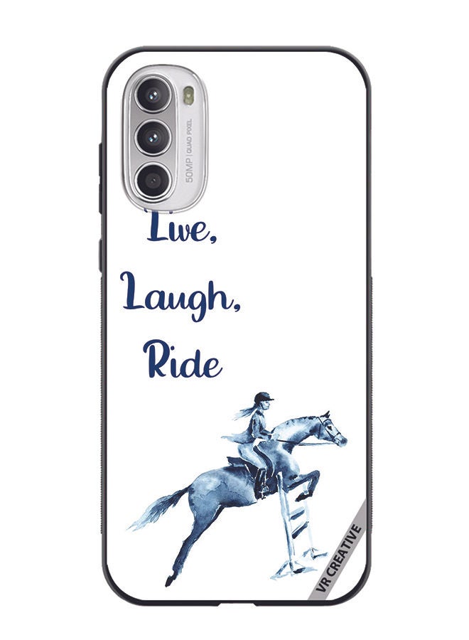 VR CREATIVE Protective Case Cover For Motorola Moto G82 Horse Design Multicolour - Image 1