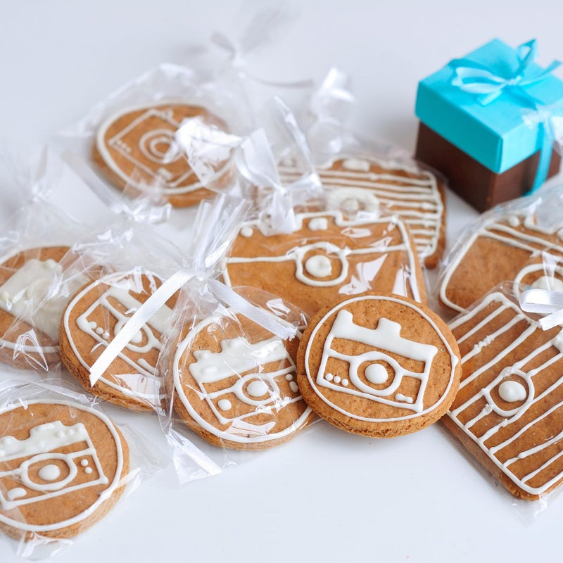 Morepack 4x4 Inches Cellophane Cookie Bags,200 Pieces Cellophane Treat Bags With Ties - Image 3