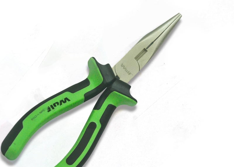 Wulf Pliers Long Nose Cutting Plier Cutting Plier Tool Kit AntiRust Shockproof Ergonomic Gripping Ideal for Cutting Gripping Wires Industrial Plumber Hand Tools - Image 4