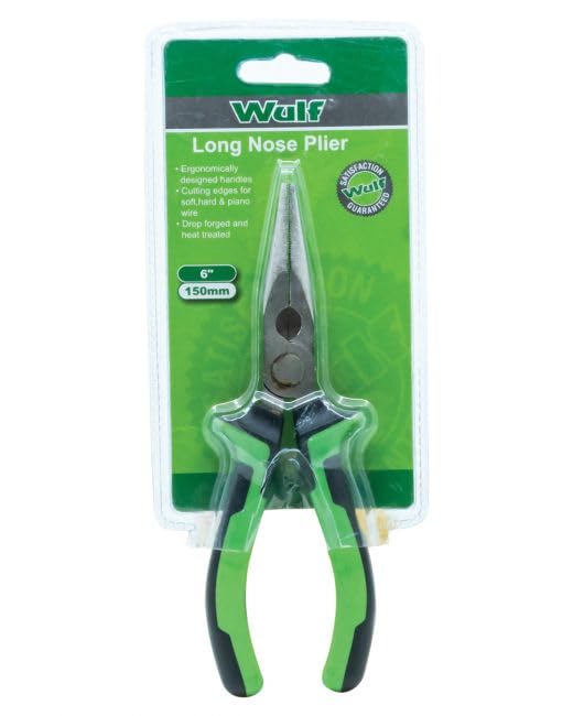 Wulf Pliers Long Nose Cutting Plier Cutting Plier Tool Kit AntiRust Shockproof Ergonomic Gripping Ideal for Cutting Gripping Wires Industrial Plumber Hand Tools - Image 5