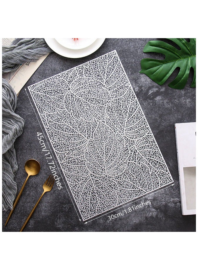 4-Piece Dining Rectangle Table Decorative Placemats  - Image 2