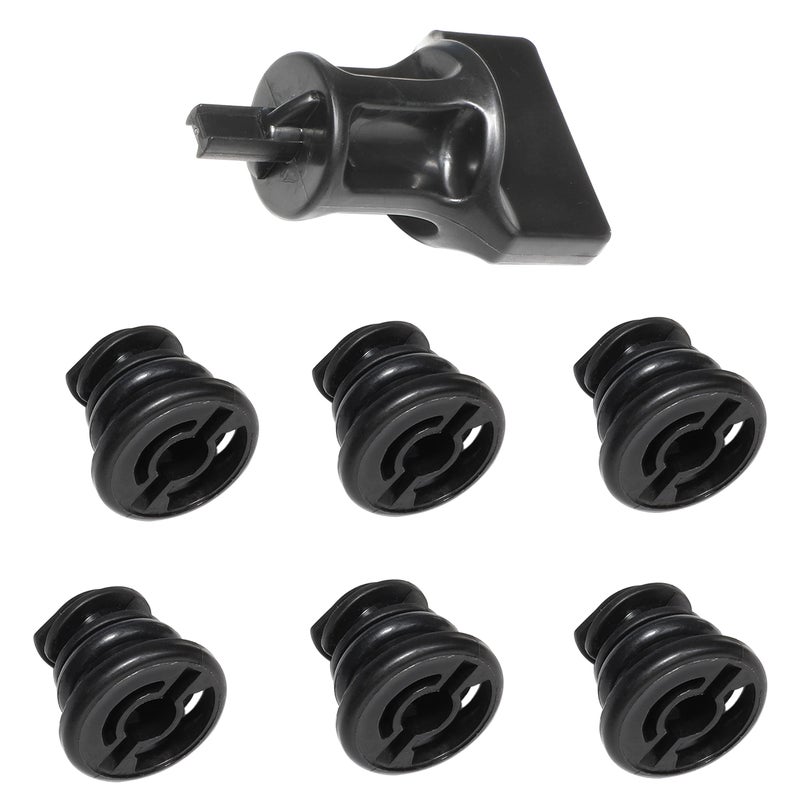 Oil Drain Plug No Leak 06L103801 6 Pack with Oil Drain Plug Removal Tool Compatible with Volkswagen 18L 20L Petrol Replacement for Audi Golf Passat