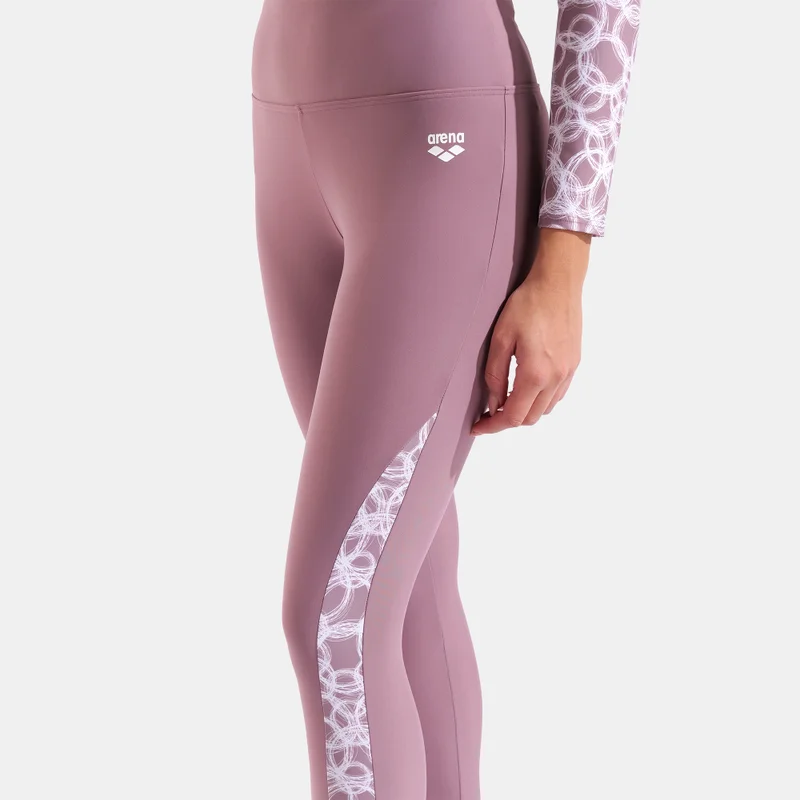 Arena Multi-Colour Women's Printed Long Swimming Leggings for Women | Best Price UAE