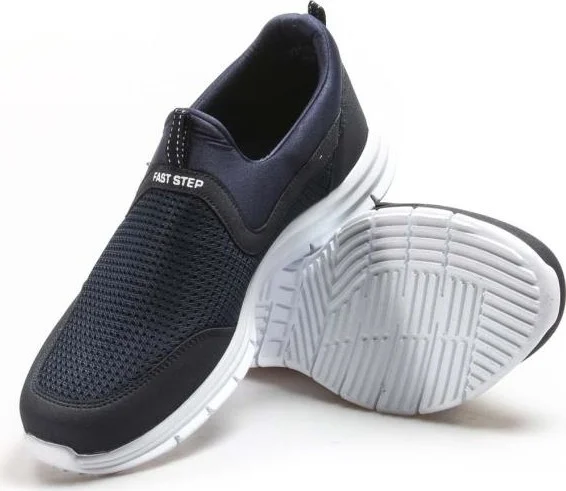 Fast Step Navy Blue White Men's Sneaker Shoes 930maf555