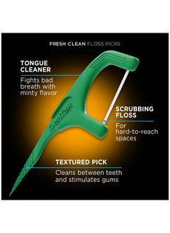 Dentek Fresh Clean Floss Picks For Extra Tight Teeth 75 Count 3 Pack  - Image 3