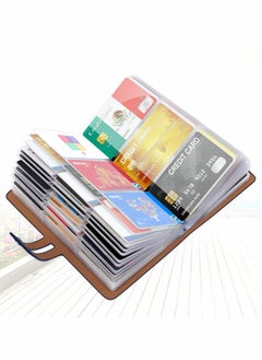 Excefore Credit Card Holder, Business Card Organizer Credit Cards Protector with 96 Card Slots RFID Blocking Business Cards Holder for Managing Your Different Cards to Prevent Loss or Damage (Dark Blue)  - Image 1