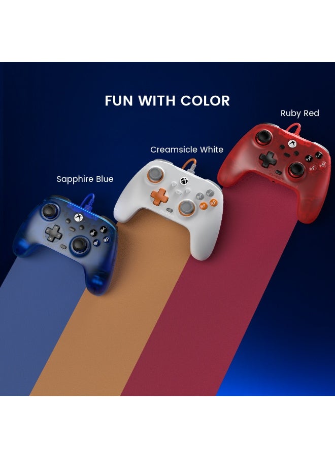 Professional Gamepad GameSir T7 Wired Game Controller with Hall Effect Joysticks, Plug and Play Gaming Gamepad for Xbox Series X|S, Xbox One, Windows 10/11 & Steam, 3.5mm Audio Jack Play Black Myth Wukong