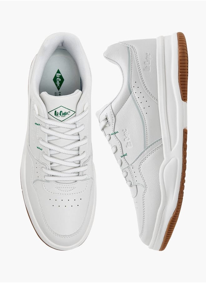 Lee Cooper Men's Perforated Lace-Up Sneakers  - Image 1
