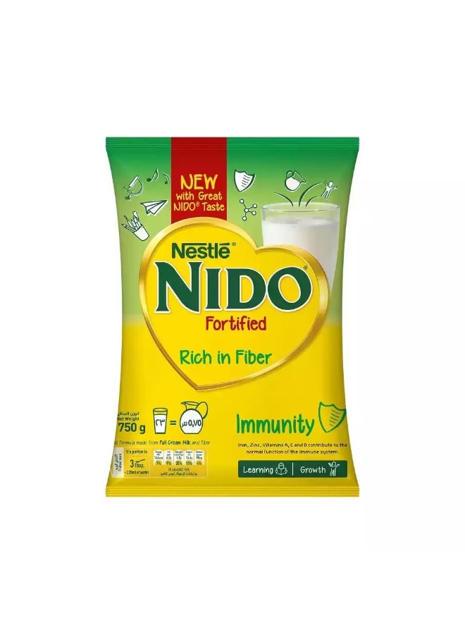 Nestle Nestle Nido Fortified Rich in Fiber Powder Drink- 750gms  - Image 1