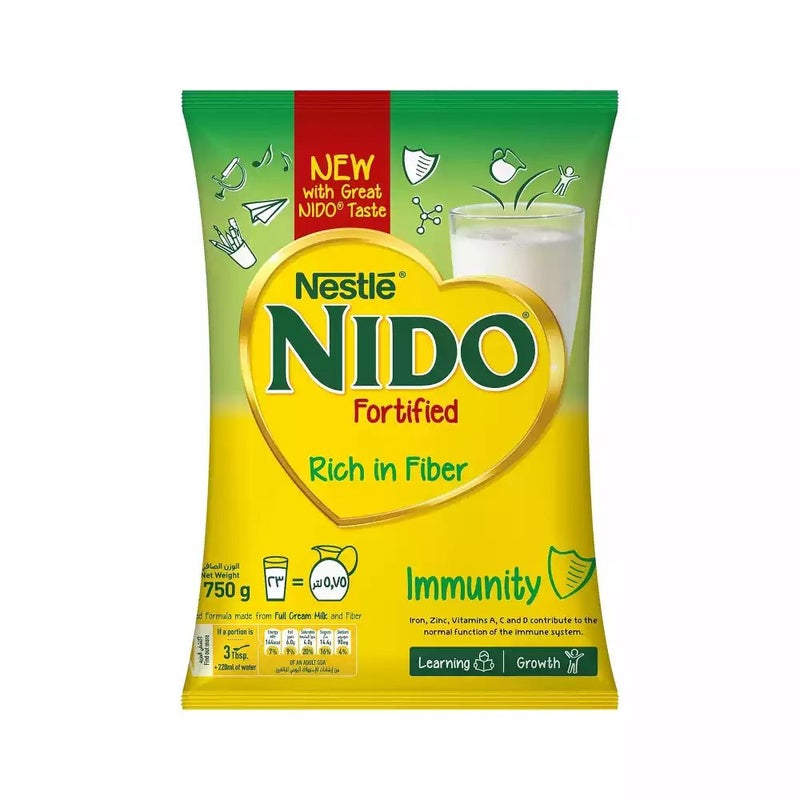 Nestle Nido Fortified Rich in Fiber Powder Drink- 750gms - Image 1