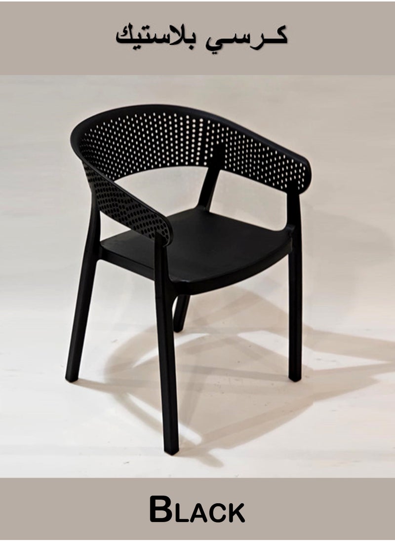 Living - Stackable outdoor modern hotel plastic restaurant dining chair chairs for events coffee shop - Image 1