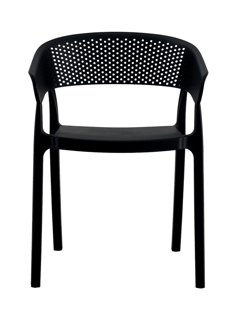 Living - Stackable outdoor modern hotel plastic restaurant dining chair chairs for events coffee shop - Image 1