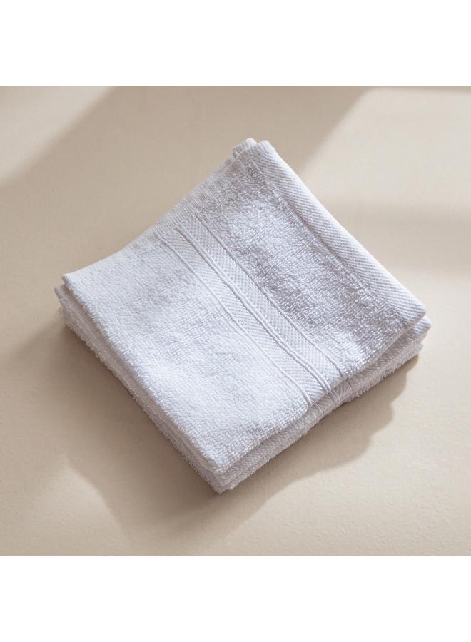 Essential Carded 4 Piece Face Towel Set 30X30 Cm - Image 1