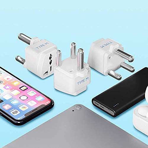 Ceptics India to South Africa Botswana Namibia More Type M Travel Adapter Plug CE Certified RoHS Compliant 2 Pack GP10L2PK - Image 3