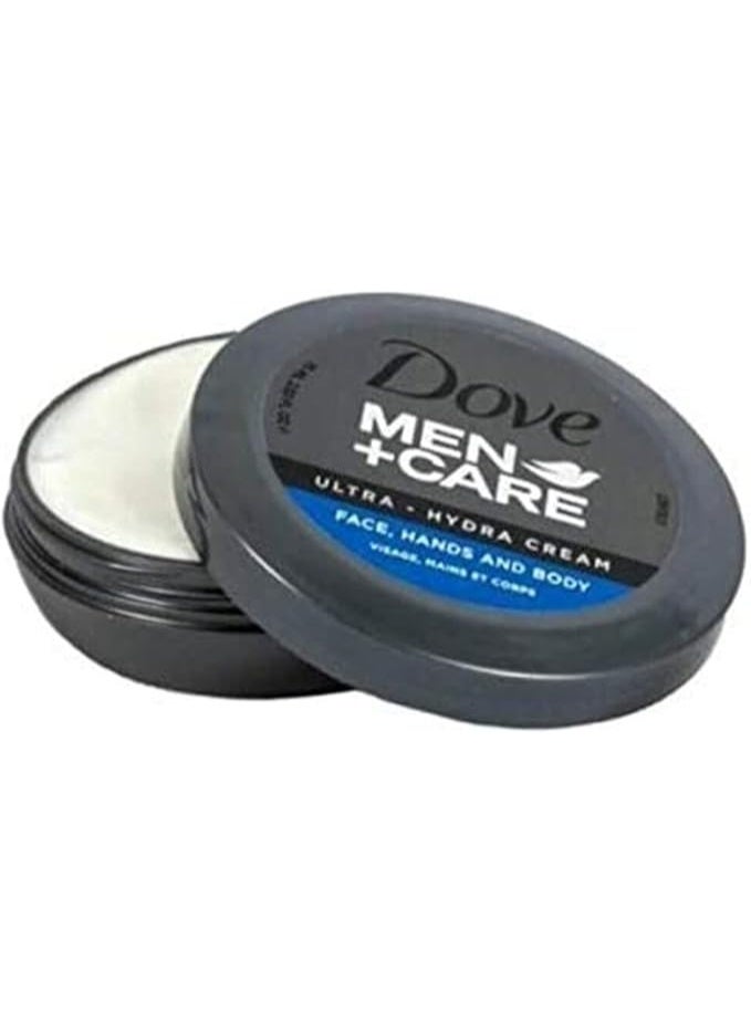 Dove MEN + CARE Ultra Hydra Cream - Moisturising Effect for Face, Hands, Body - Suitable for All Skin Types, 75 ml - Image 2