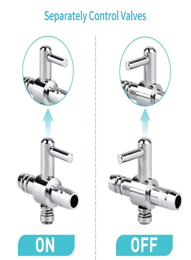 Pawfly 6 PCS 1-Way Aquarium Air Flow Control Lever Straight Valve Distributor Splitter for Fish Tank - Image 4