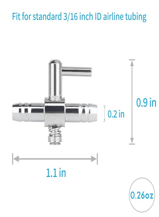 Pawfly 6 PCS 1-Way Aquarium Air Flow Control Lever Straight Valve Distributor Splitter for Fish Tank - Image 5
