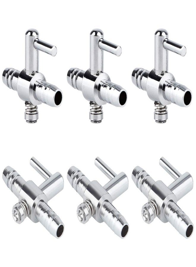 Pawfly 6 PCS 1-Way Aquarium Air Flow Control Lever Straight Valve Distributor Splitter for Fish Tank - Image 1