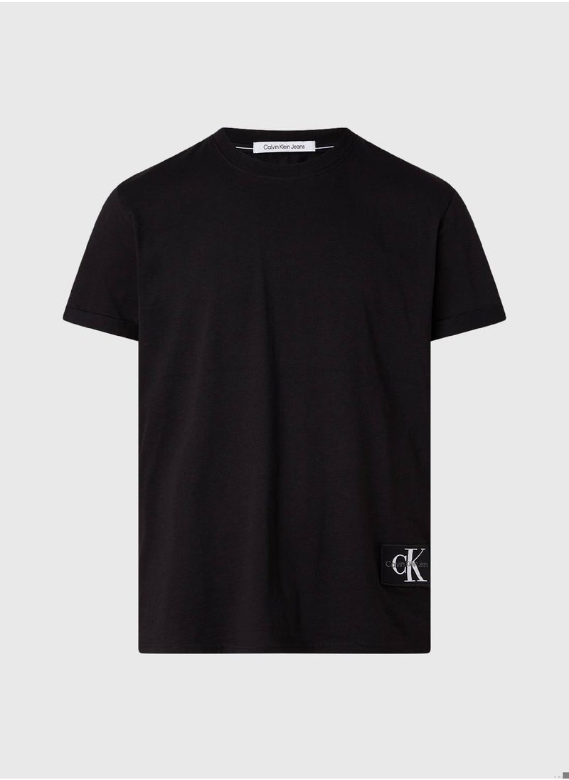 Calvin Klein Jeans Badge Turn Up Sleeve T-shirt  - Image 1