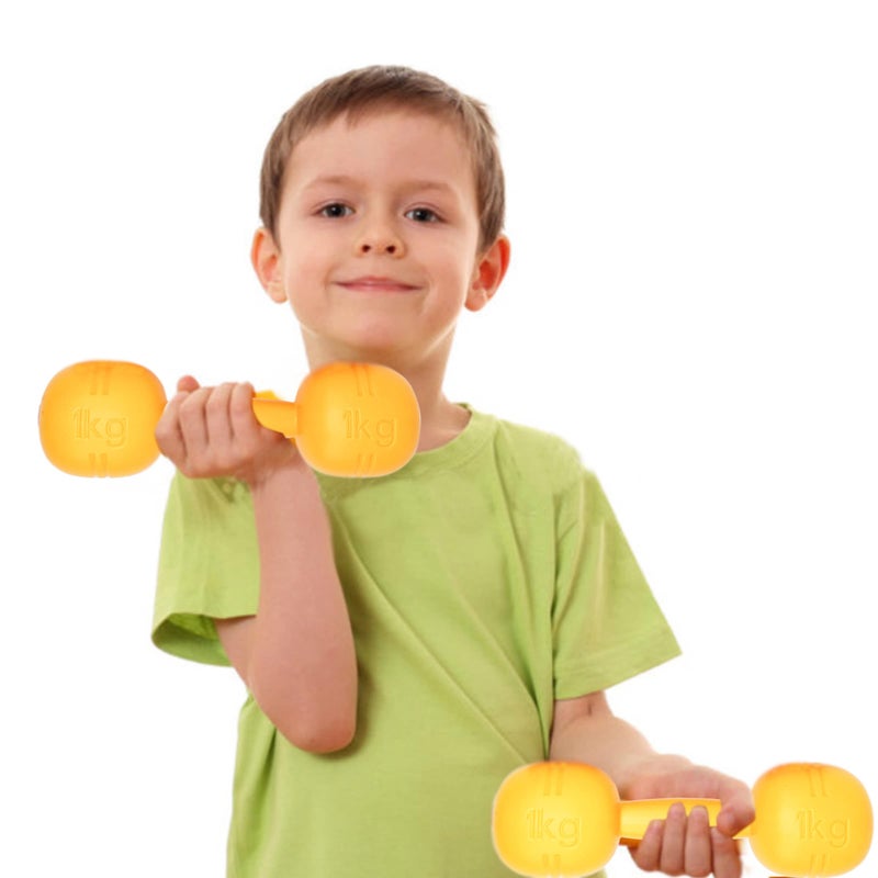 KUTOI Kids Dumbbells Set - Adjustable Sand or Water Filled Dumbbells - Kids Workout Equipment For Fun & Fitness - Toddler Weight Set - 0 to 2 lb Weights-Body-training apparatus - Image 4