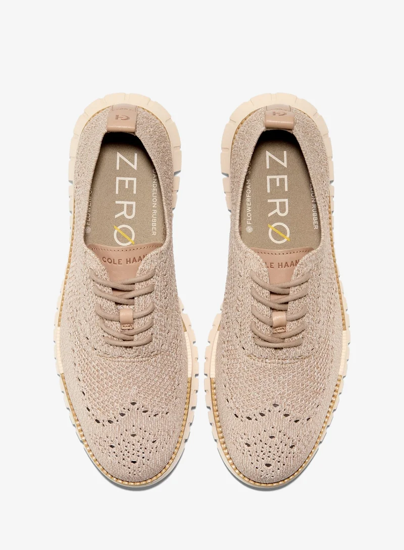Cole Haan BEIGE Men's ZEROGRAND Remastered Stitchlite Wingtip Oxfords for Men | Best Price UAE