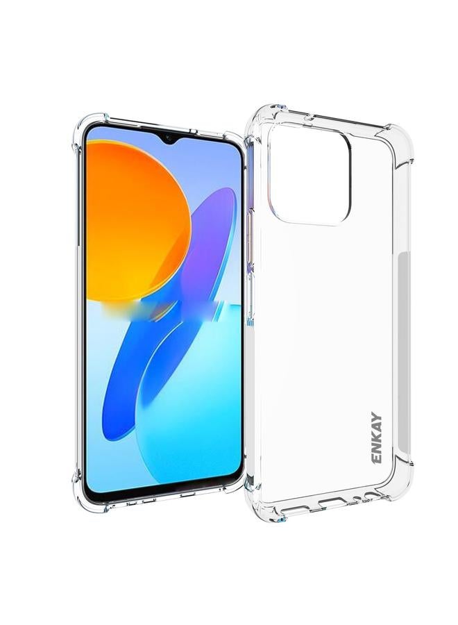 The Bros Case For Honor X8 5G Clear TPU Shockproof Phone Case