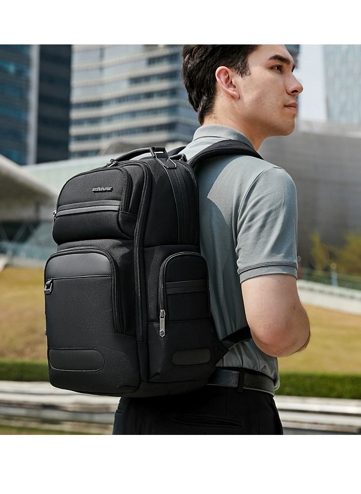 Large Business Travel Laptop Backpack Wear Resistant Durable Trip Bag with Independent Laptop and Tablet Computer Compartment B00492 Black - pzsku/ZDCF20559633B186A40DCZ/45/_/1688364379/1ba7d1f9-34de-4b97-9763-1114d1eb8892