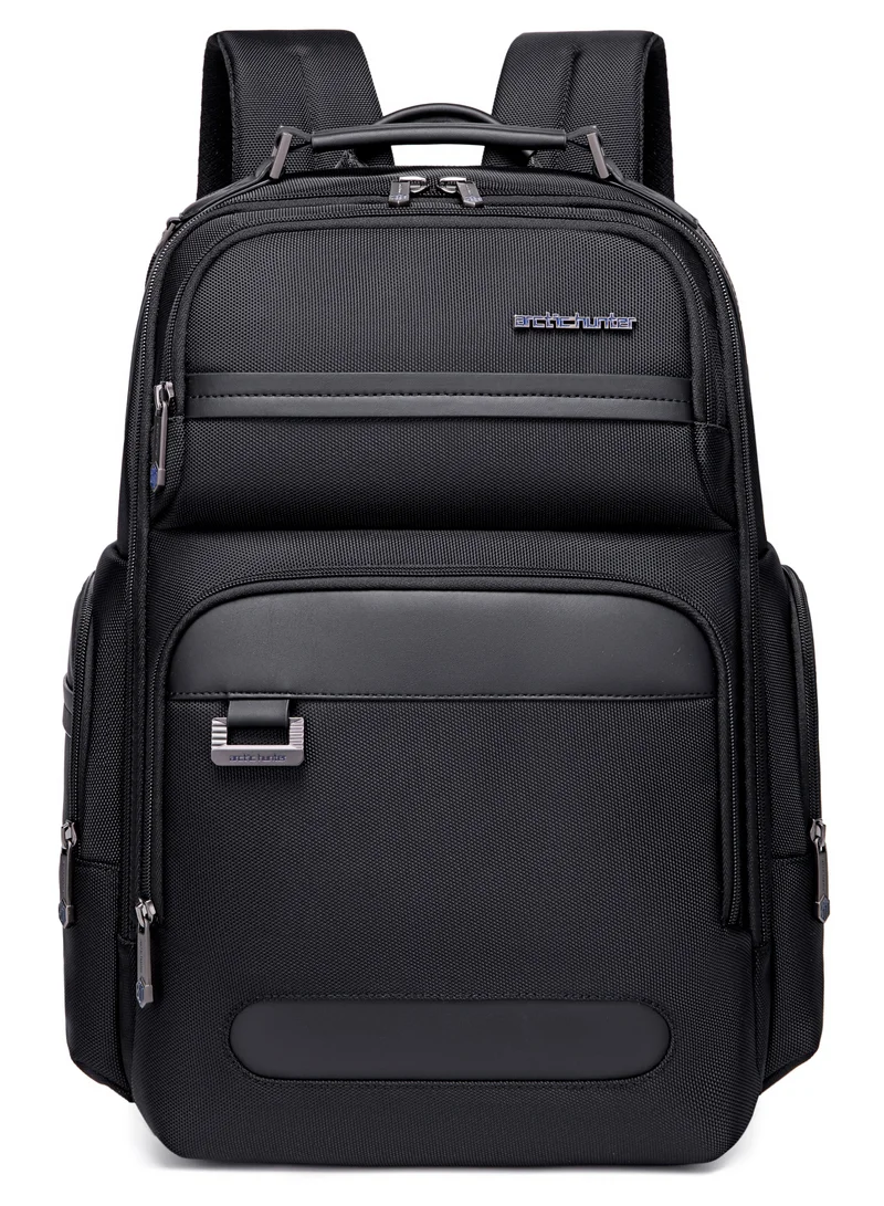 ARCTIC HUNTER Large Business Travel Laptop Backpack Wear Resistant Durable Trip Bag with Independent Laptop and Tablet Computer Compartment B00492 Black