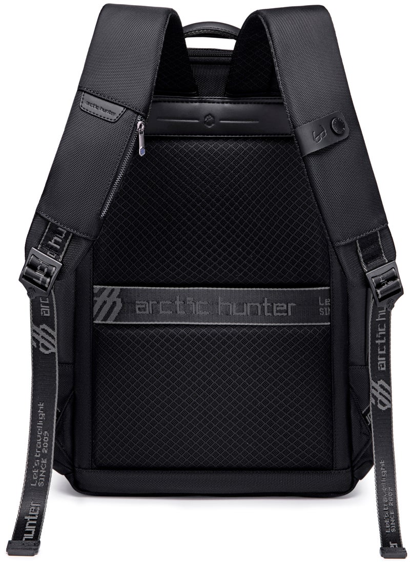 Large Business Travel Laptop Backpack Wear Resistant Durable Trip Bag with Independent Laptop and Tablet Computer Compartment B00492 Black - pzsku/ZDCF20559633B186A40DCZ/45/_/1723705518/2ccb793e-0c11-457a-b7d0-02e9f3fb8f36