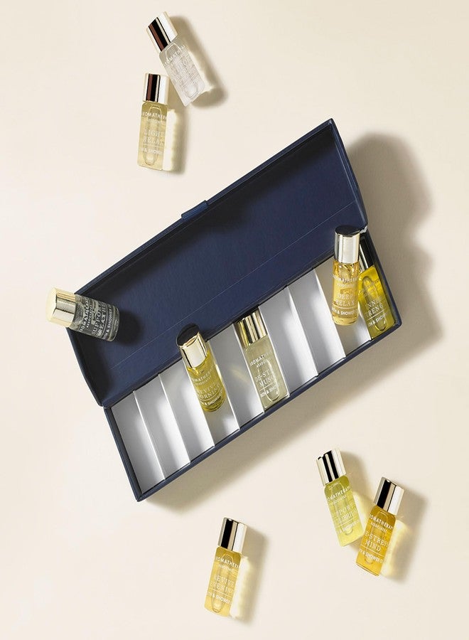 Aromatherapy Associates Essential Oil Blends – Luxury Shower and Body Oils for Dry Skin, Daily Aromatherapy Care for Men & Women, 10-Pack (0.10 fl oz Each) in Decorative Gift Box - Image 5