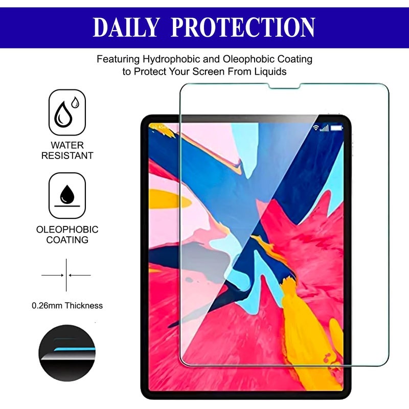 SPCORE Tempered Glass Screen Guard Protector Compatible for iPad Pro 12.9 Inch (2022/2021/2020/2018), (Transparent, Pack of 1) - Image 3