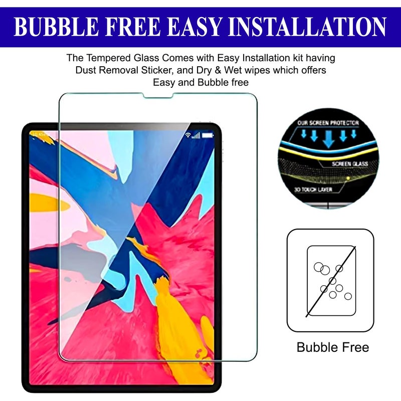 SPCORE Tempered Glass Screen Guard Protector Compatible for iPad Pro 12.9 Inch (2022/2021/2020/2018), (Transparent, Pack of 1) - Image 2
