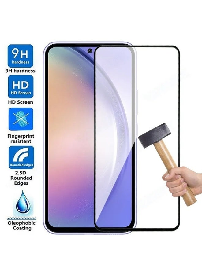 DUSALA 2 Pack Glass for Samsung Galaxy S23 FE Full Glue Screen Protector Anti Fingerprint Shatter Proof Tempered Glass with HD clarity for Samsung Galaxy S23 FE - Image 5