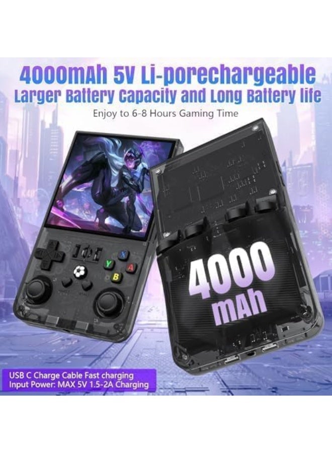 TIGER 2025 Upgraded Handheld Game Console with Open Source Linux System, 4.0 Inch HD IPS Screen, Portable Video Gaming Player with Multimedia Support, Retro Pocket Console for Travel, Black - Image 2