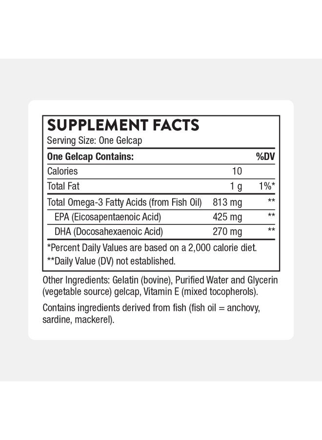 Thorne Super EPA - 425 MG EPA And 270 MG DHA Dietary Supplement 180 Gelcaps - Image 2