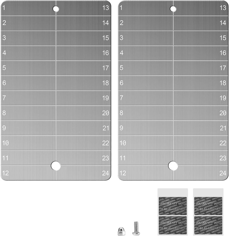 Crypto Seed Phrase Memory, Titan Bitcoin Seed Plates, Fire & Waterproof Recovery Backup, 2 Metal Plates for Seed Phrase and Safety Sticker - Image 2