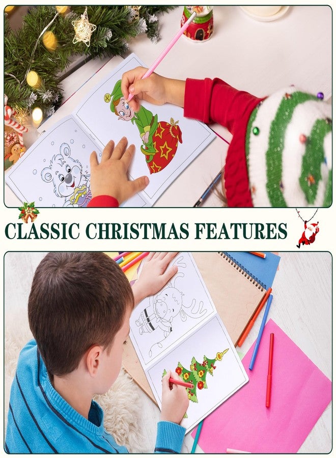 زانماي كتاب تلوين عيد الميلاد للأطفال من زانماي، 72 قطعة، هدايا مثالية لحفلات عيد الميلاد، كتاب رسم وأنشطة فنية يمكنك صنعها بنفسك، هدية للأولاد والبنات، جوائز، أكياس هدايا، حشو، لوازم حفلات - Image 5