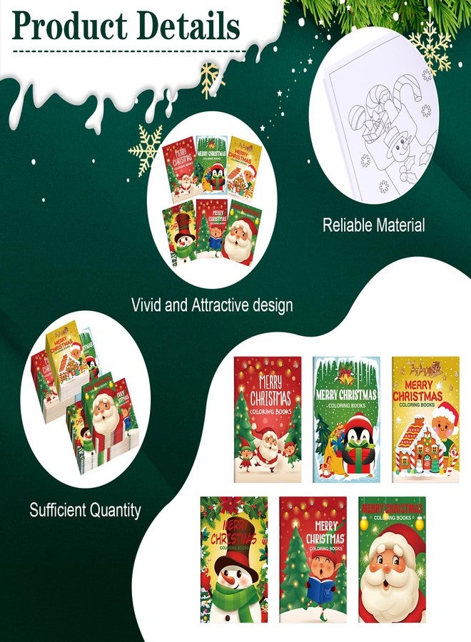 زانماي كتاب تلوين عيد الميلاد للأطفال من زانماي، 72 قطعة، هدايا مثالية لحفلات عيد الميلاد، كتاب رسم وأنشطة فنية يمكنك صنعها بنفسك، هدية للأولاد والبنات، جوائز، أكياس هدايا، حشو، لوازم حفلات - Image 3