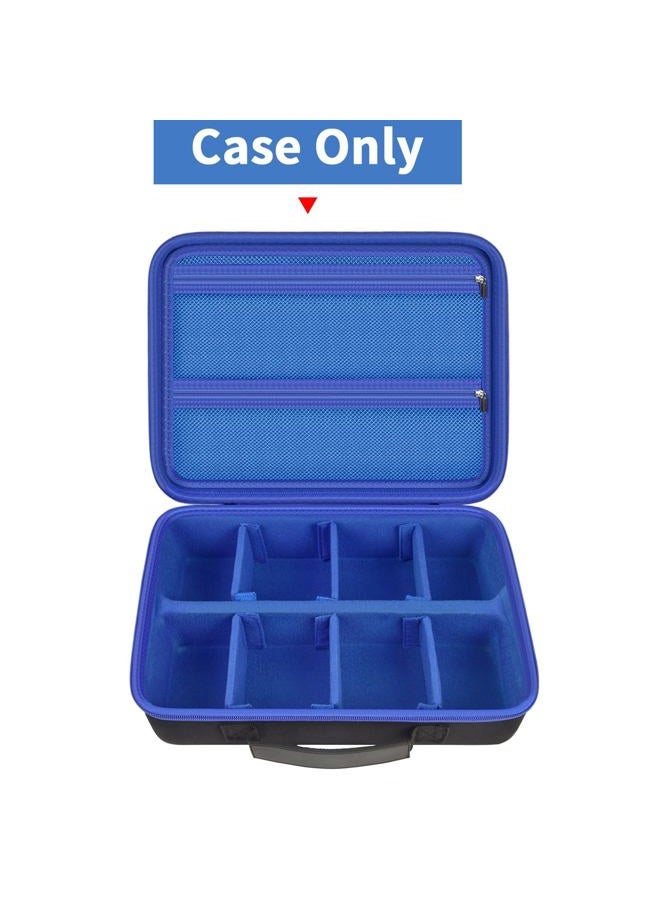 ALLPRIMO Trading Card Case Storage Box for 2700+ Cards. Deck Boxes Travel Organizer Holder Compatible with TCG/for Topps Baseball Sports/for C.A.H/for UNO/for MTG/for Yu-Gi-Oh Games -Blue Zipper - Image 4
