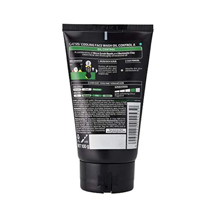 Gatsby cooling face wash oil control 100g - Image 2