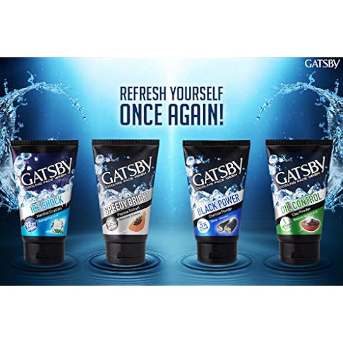Gatsby cooling face wash oil control 100g - Image 5