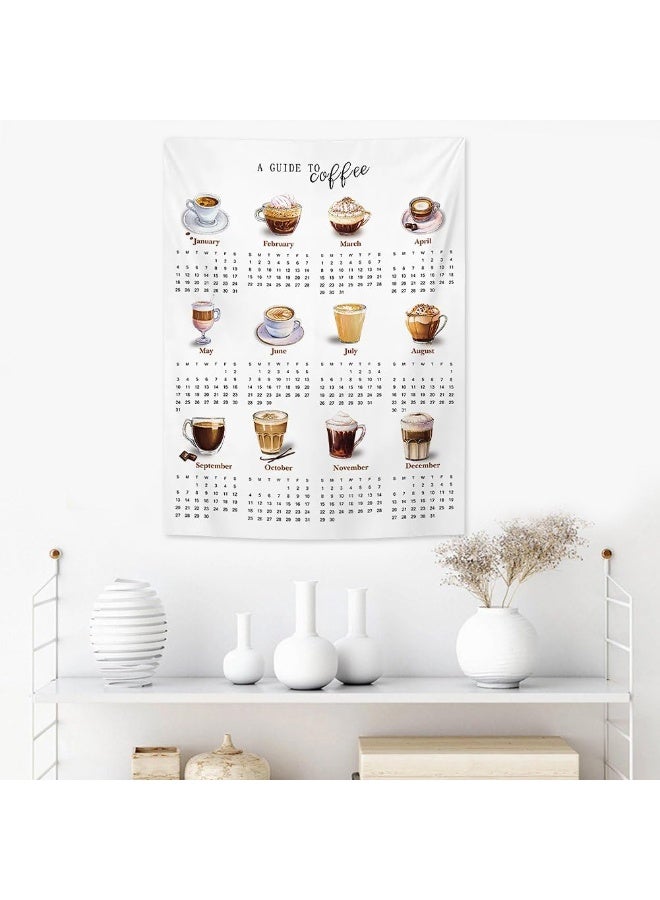 2026 Calendar Ins style Hanging Cloth Bedroom Wall Decoration Background Cloth Room Wall Cloth Hanging Calendar（32*40cm） - Image 5
