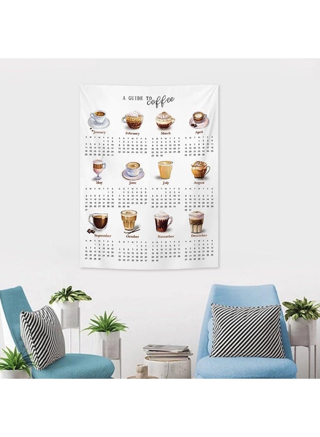 2026 Calendar Ins style Hanging Cloth Bedroom Wall Decoration Background Cloth Room Wall Cloth Hanging Calendar（32*40cm） - Image 4