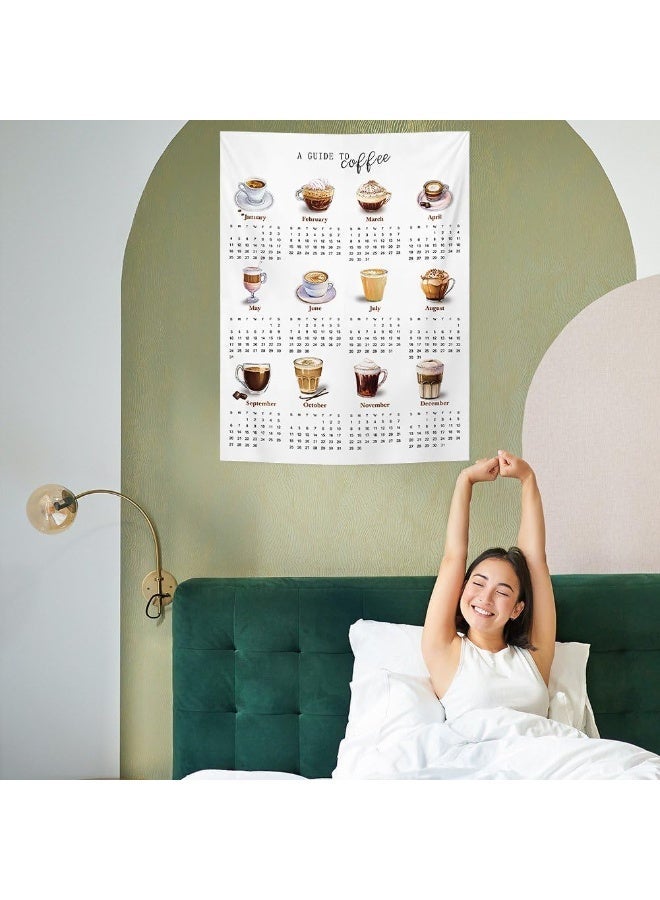 2026 Calendar Ins style Hanging Cloth Bedroom Wall Decoration Background Cloth Room Wall Cloth Hanging Calendar（32*40cm） - Image 2